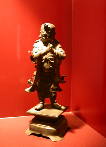 Statuetta raffigurante Shancai Tongzi (Sudhana)
