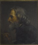 Ritratto di Giovanni Carnovali detto il Piccio con il pennello in mano