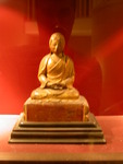 Statuetta raffigurante un luohan (arhat), discepolo del Buddha